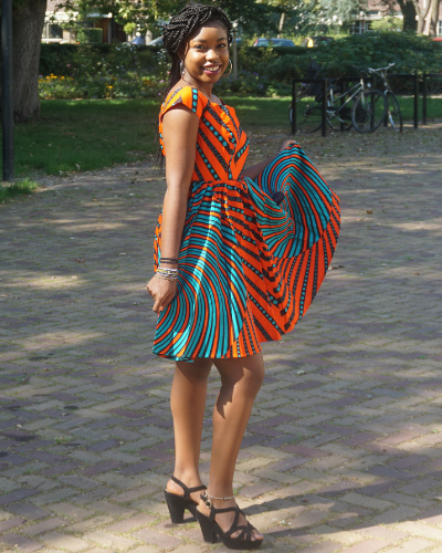 Bluerange dress