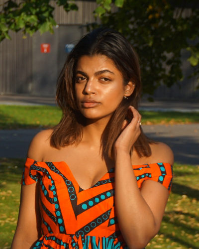 Bluerange dress