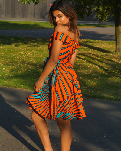 Bluerange dress