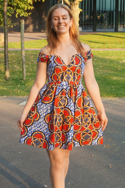 Elegant Ankara dress