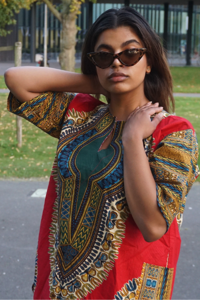 dhasiki short dress