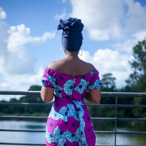 AFRICAN PRINT HALIMA CROP TOP