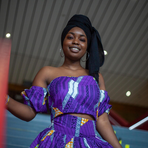 AFRICAN PRINT LINDA CROP TOP