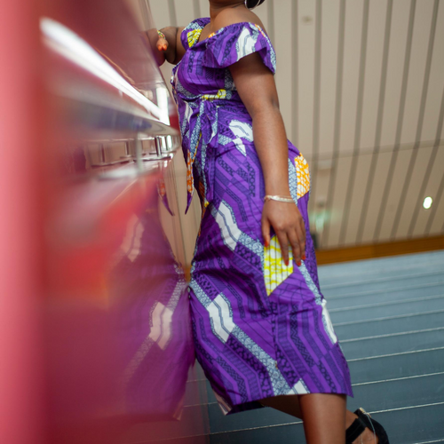 AFRICAN PRINT LINDA PENCIL SKIRT
