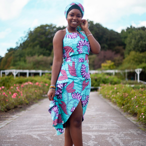 AFRICAN PRINT RAMA PENCIL SKIRT