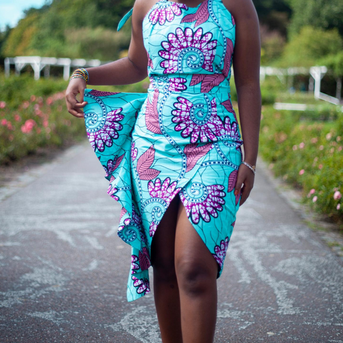 AFRICAN PRINT RAMA PENCIL SKIRT