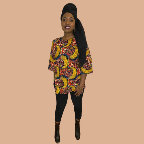 African print Djenaba t-shirt