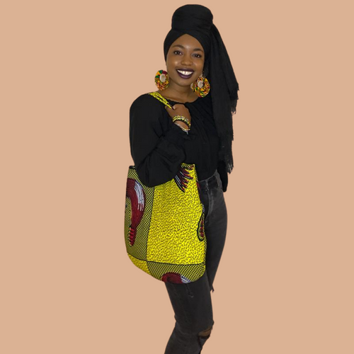 African print bag