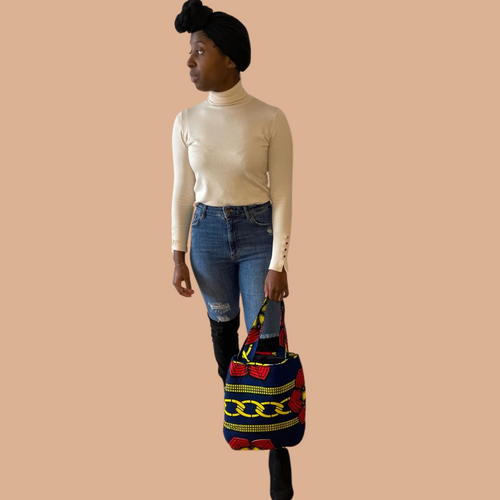 African print bag