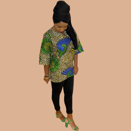 African print Djenaba t-shirt