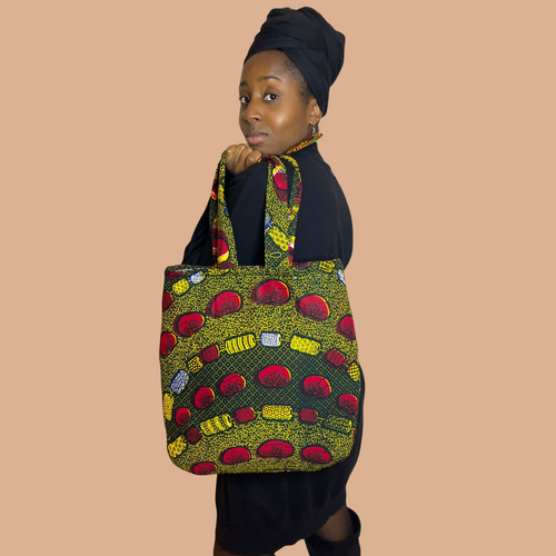 African print bag