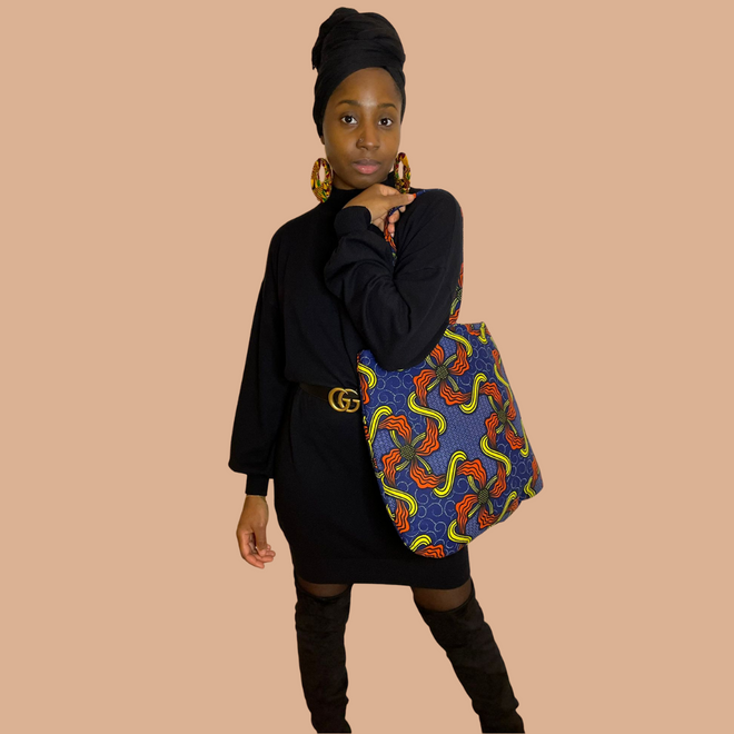 African print bag